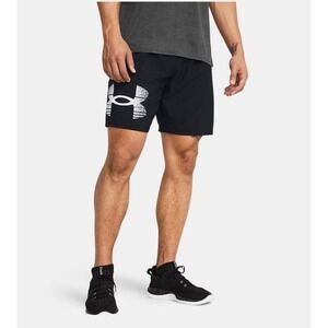 Under Armour Tech Men's Woven Graphic Black Shorts Unlined‎ XXL Loose Fit 8"